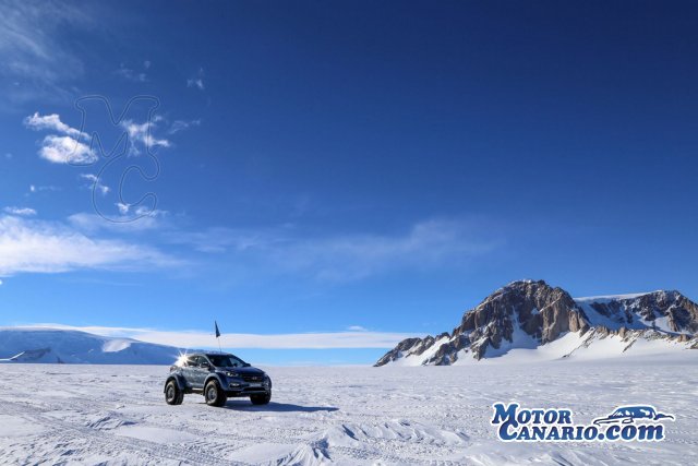 El Hyundai Santa Fe llega a conquistar la Antártida.